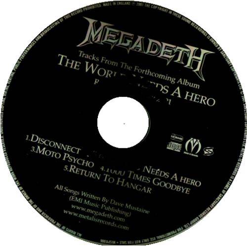 Megadeth : The World Needs a Hero (Single)